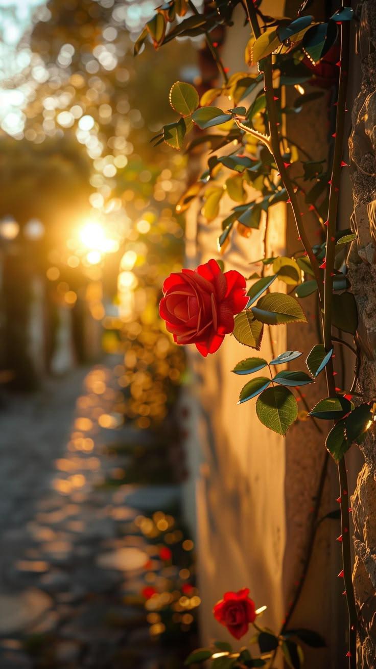 Evening Elegance: Velvet Petal Symphony